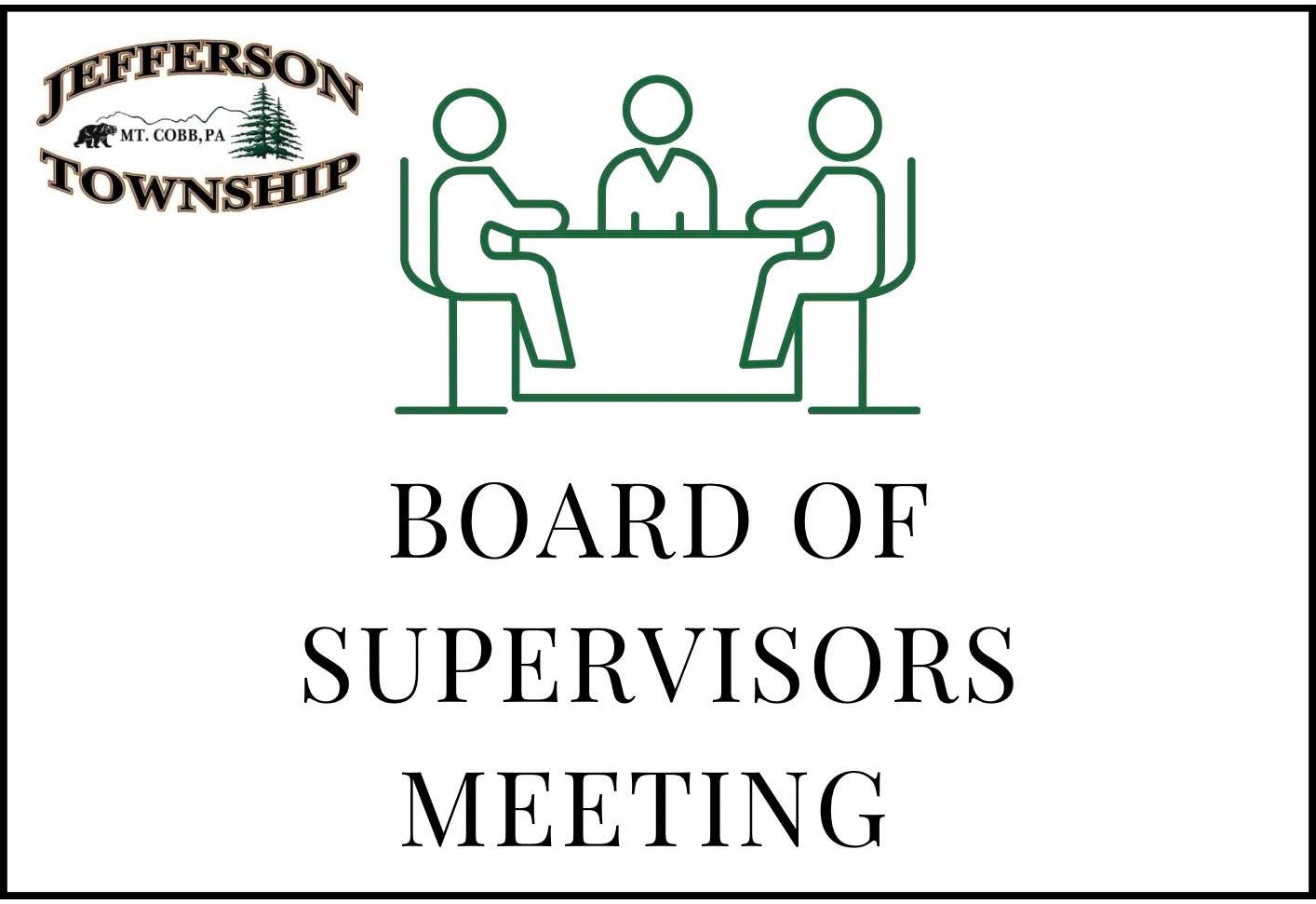 Board of Supervisors Meeting